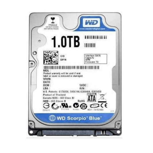 1TB Laptop Hdd